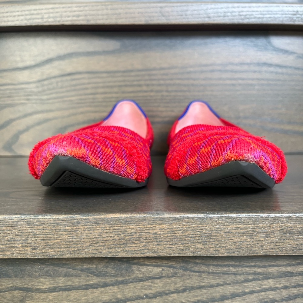 Rothy's The Point Flat in Pomegranate Grid Size 9.5 - Picture 11 of 13